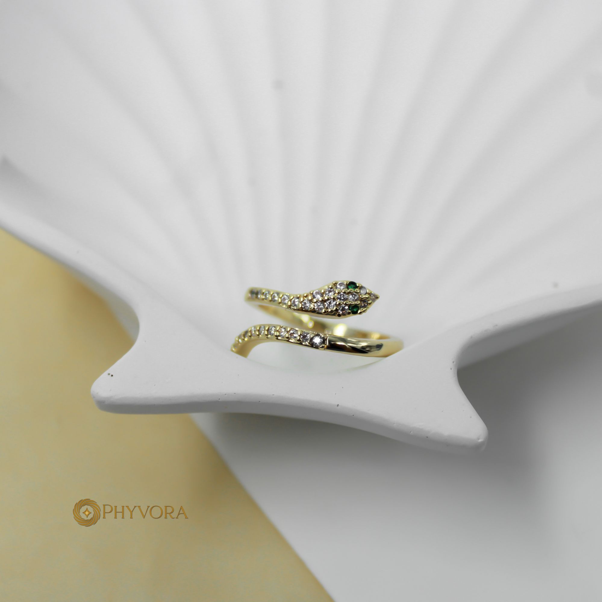 Sleek Snake Luxe 18k toned